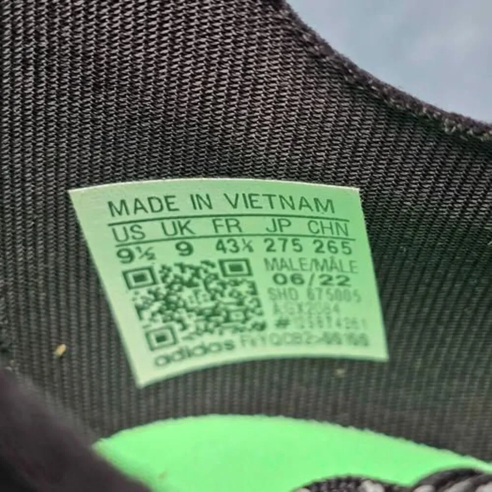 Adidas NMD_V3 Black Green White Sneakers Men's US 9.5 or Women's 10.5